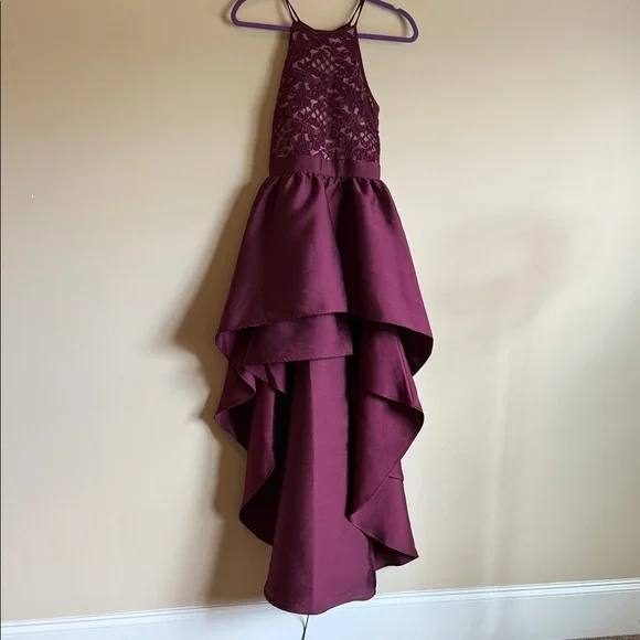 Honey and Rosie | Dresses | Honey And Rosie Burgundy Layered Kids Dress |  Poshmark
